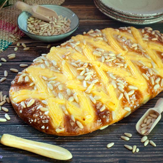 COCA DE CREMA - Recipe photo by JUEGODESABORES