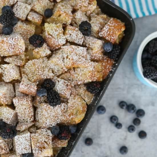Sticky Baked French Toast - Recipe photo by Man Meets Oven