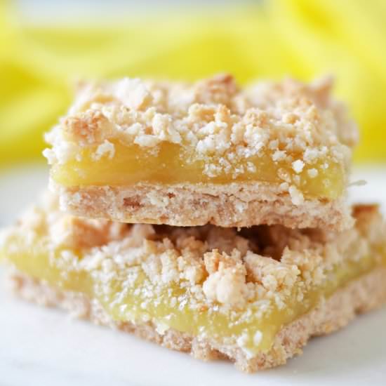 Lemon Crumble Bars - Recipe photo by Lichenpaleolovingaip