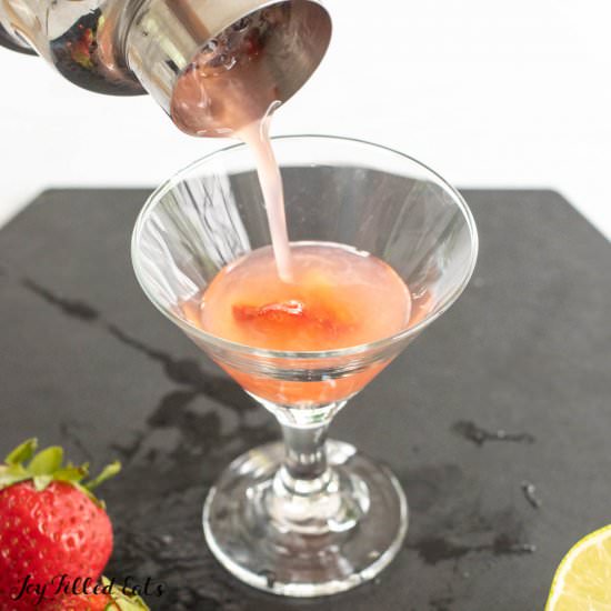 Strawberry Gimlet - Recipe photo by Joy Filled Eats