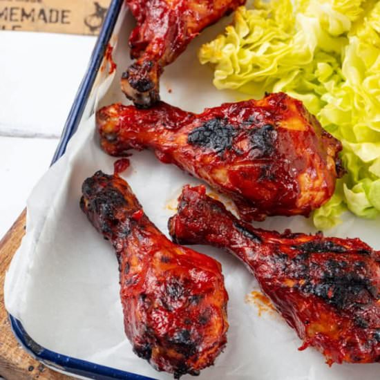 Baked BBQ Chicken Drumsticks - Recipe photo by allweeat