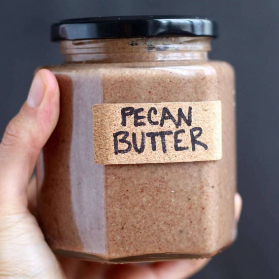 How to Make Homemade Pecan Butter - Recipe photo by theconscientiouseater