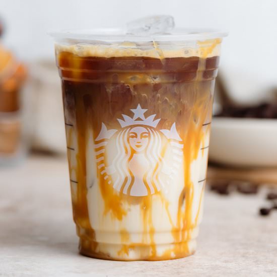Iced Caramel Macchiato - Recipe photo by thehealthfulideas