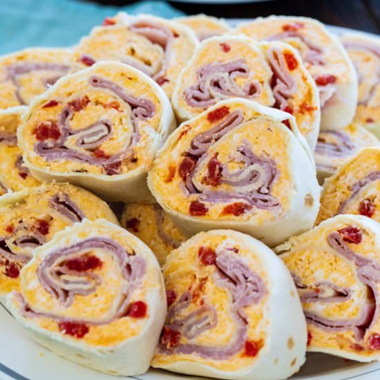 Ham and Pimento Cheese Pinwheels - Recipe photo by spicysouthernkitchen