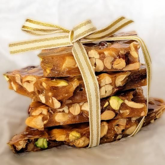 Mixed Nut Brittle - Recipe photo by DessertsWithStephanie