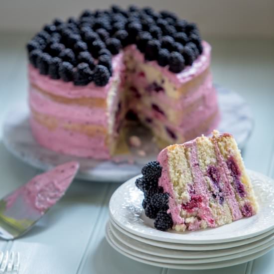 Blackberry Cake - Recipe photo by farmflavor