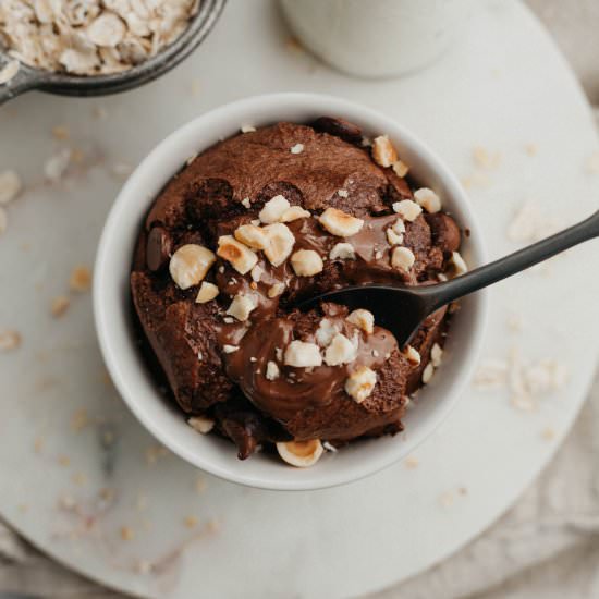 Nutella Baked Oats - Recipe photo by alpineella