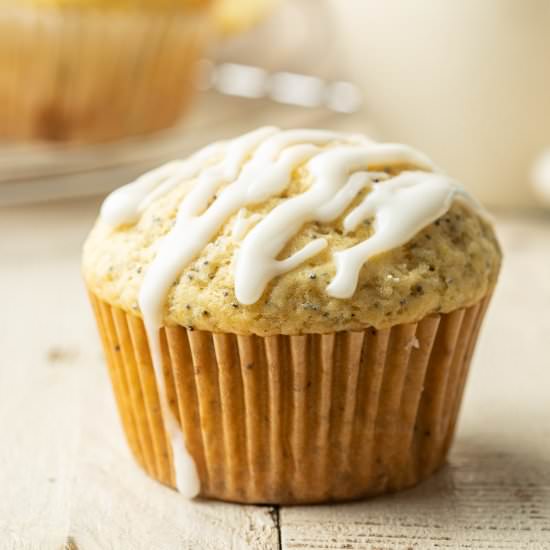 Vegan Lemon Poppy Seed Muffins - Recipe photo by Connoisseurus Veg
