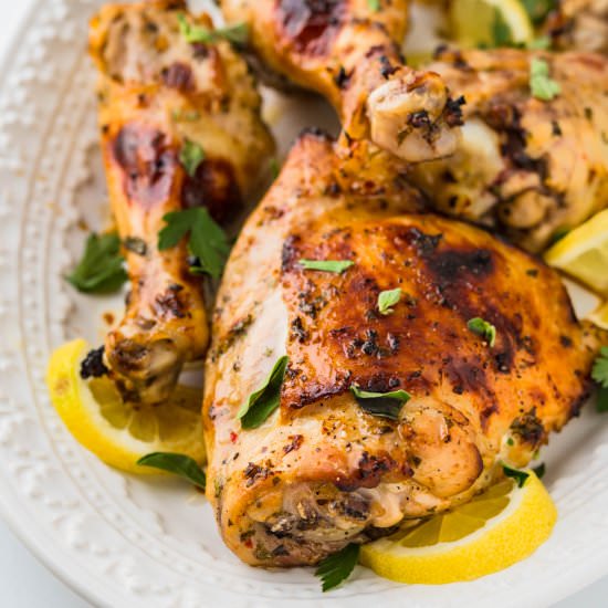 Baked Lemon Garlic Chicken - Recipe photo by garlic and zest