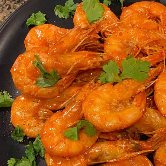Garlic Butter Shrimp with Sprite - Recipe photo by JOZmahal