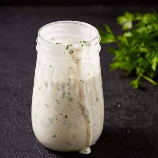 Buttermilk Ranch Dressing - Recipe photo by Barbara Curry