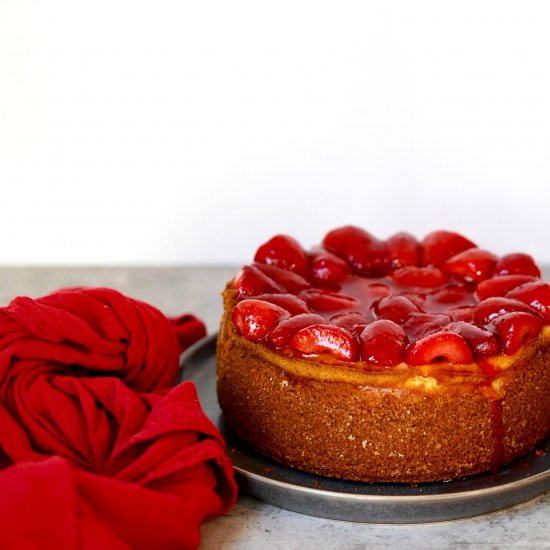 Strawberry Cheesecake - Recipe photo by simmerandsauce