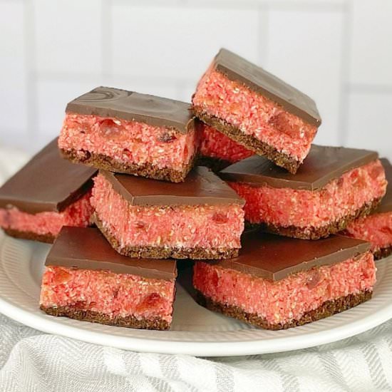 Cherry Ripe Slice - Recipe photo by chef not required