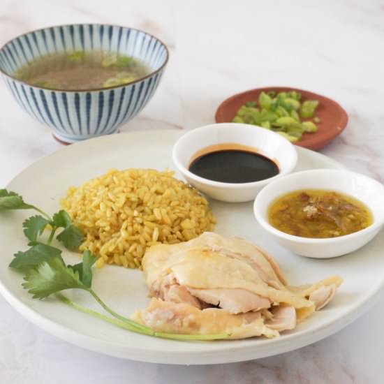 Instant Pot Hainanese Chicken Rice - Recipe photo by fitsianfoodlife