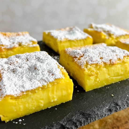 Vanilla Bean Magic Custard Cake - Recipe photo by scotch_scones