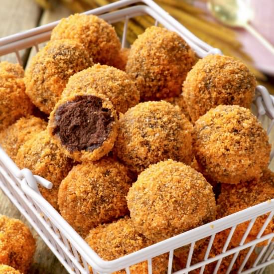 CHOCO BUTTERNUT DONUTS - Recipe photo by foxy folksy