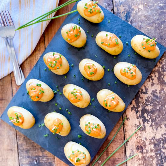 Spicy Patatas Bravas - Recipe photo by Spain on a Fork