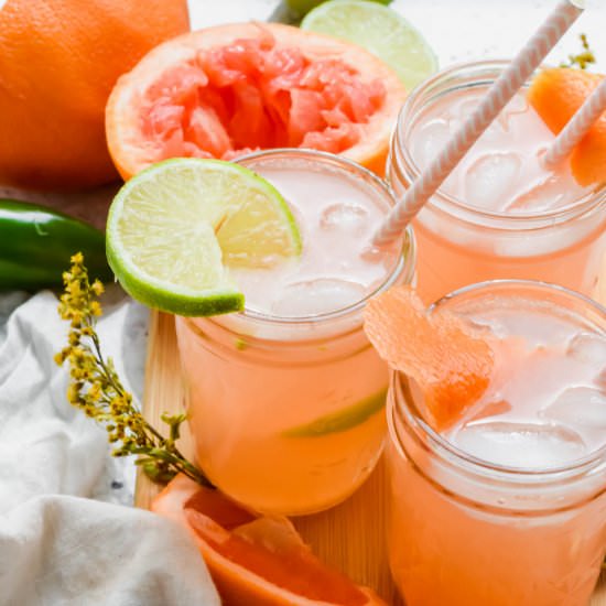 Spicy Mezcal Paloma - Recipe photo by apaigeofpositivity