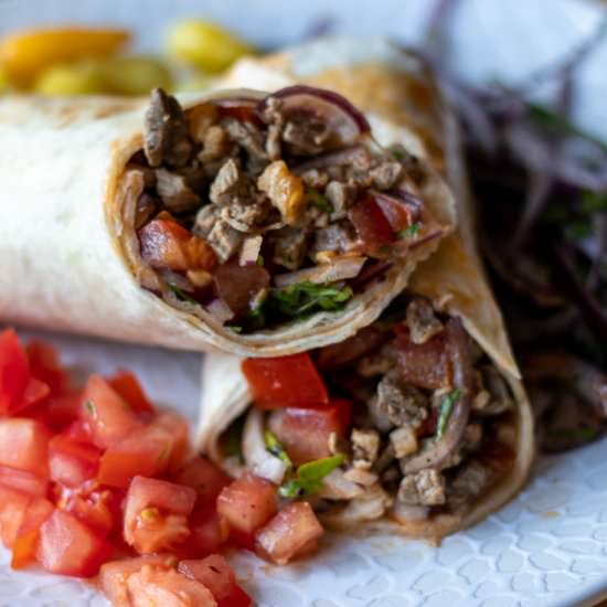 Tantuni - Recipe photo by Cooking Gorgeous