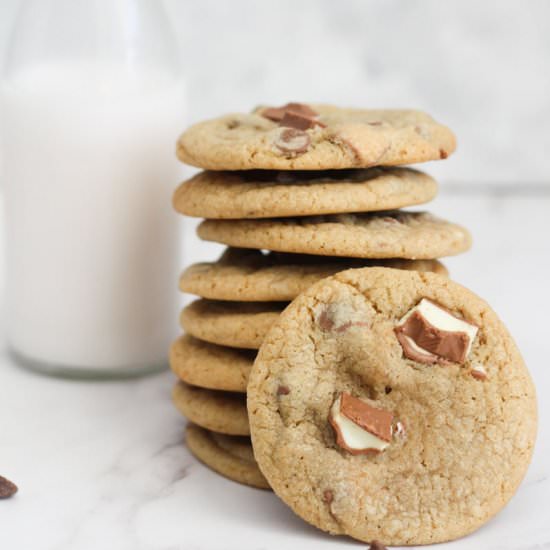 Kinder Chocolate Cookies - Recipe photo by Modest Munchies
