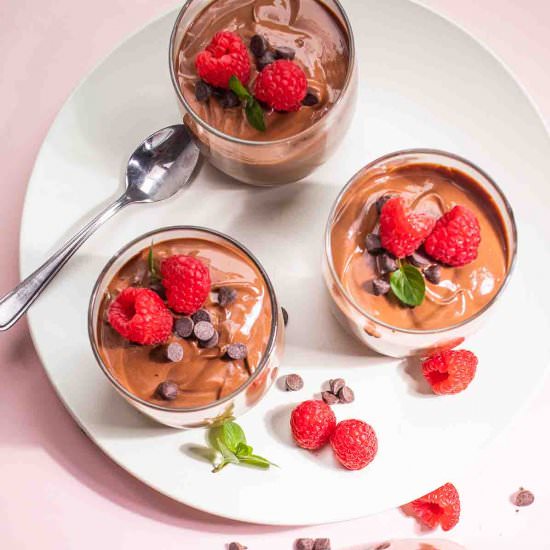 TOFU CHOCOLATE MOUSSE - Recipe photo by Absolute Foodie