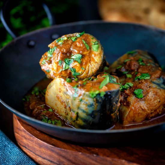 Mackerel Curry with Goan Influences - Recipe photo by Brian Jones