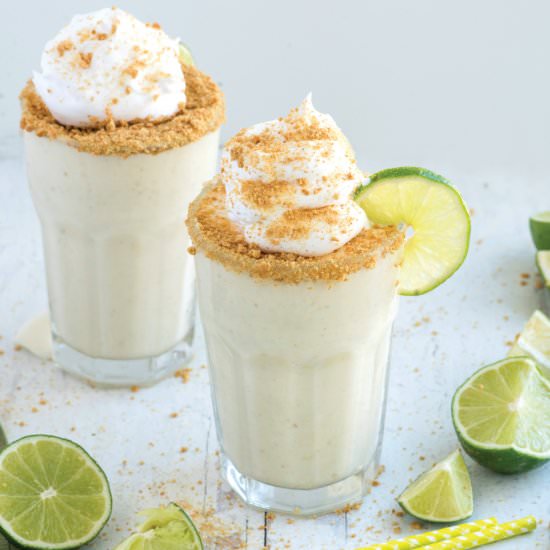 Key Lime Pie Milkshakes - Recipe photo by farmflavor