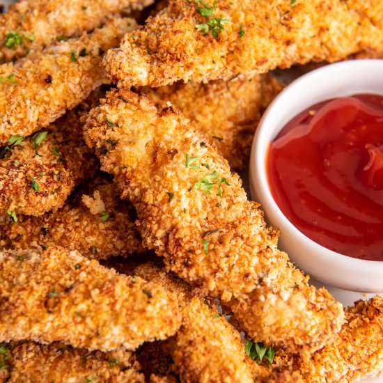 Air Fryer Chicken Strips - Recipe photo by pumpkinnspice