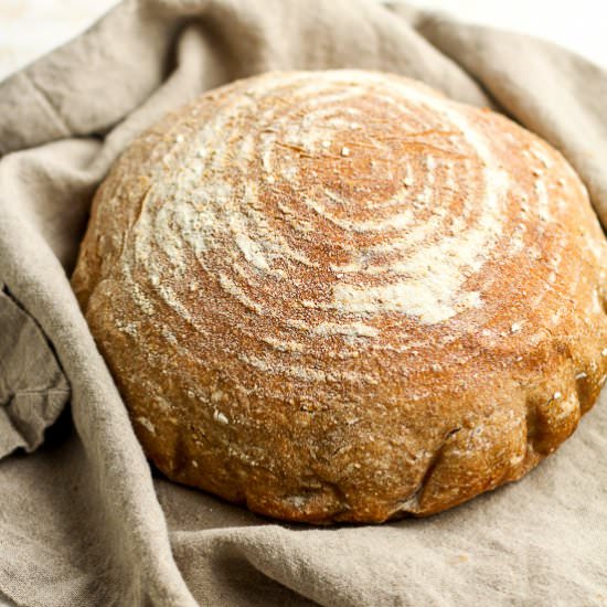 Multigrain Sourdough Bread - Recipe photo by suebeehomemaker