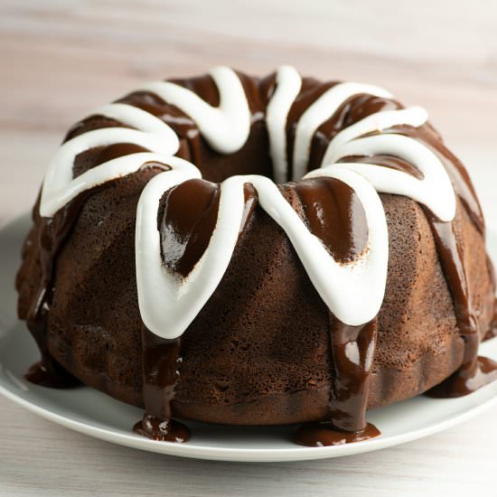 Hot Chocolate Cake! - Recipe photo by Framed Cooks
