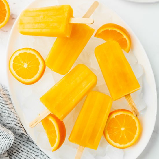 Orange Popsicles - Recipe photo by icecreamfromscratch