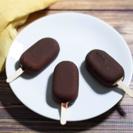 Low Carb Ice Cream Bars - Recipe photo by littlebitrecipes