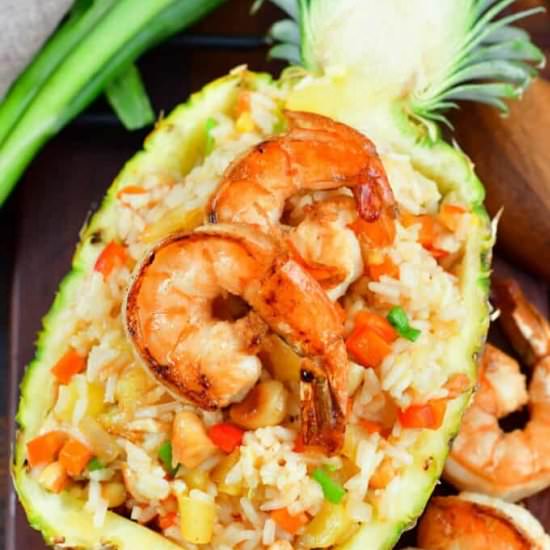 Thai Pineapple Fried Rice - Recipe photo by WillCookForSmiles