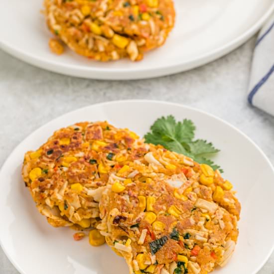 Mexican Crab Cake Recipe - Recipe photo by grandbabycakes