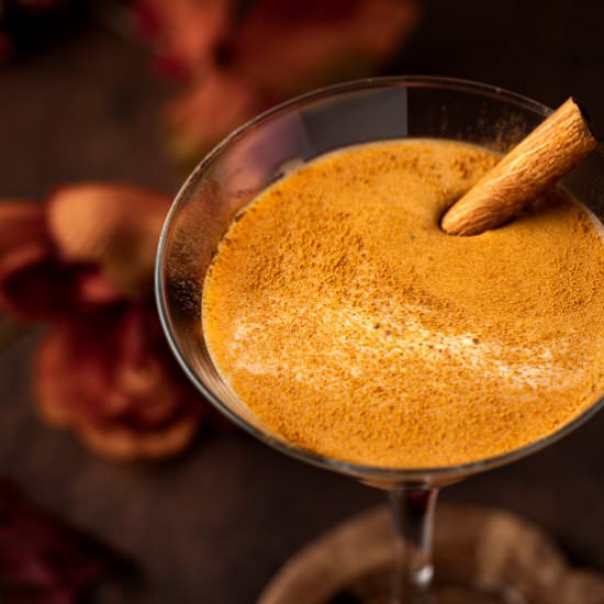 Pumpkin RumChata Martini - Recipe photo by The Littlest Crumb