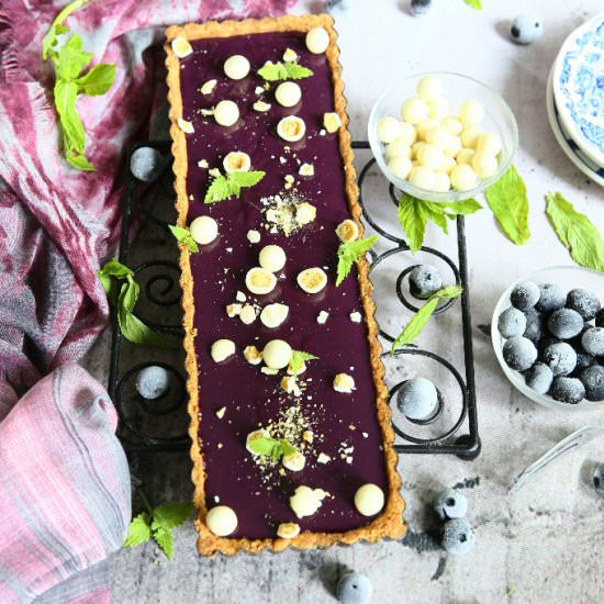 No Bake Blueberry Curd Tart - Recipe photo by angiesrecipes