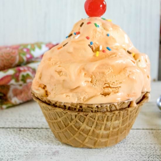 Orange Creamsicle Ice Cream - Recipe photo by BakingBeauty
