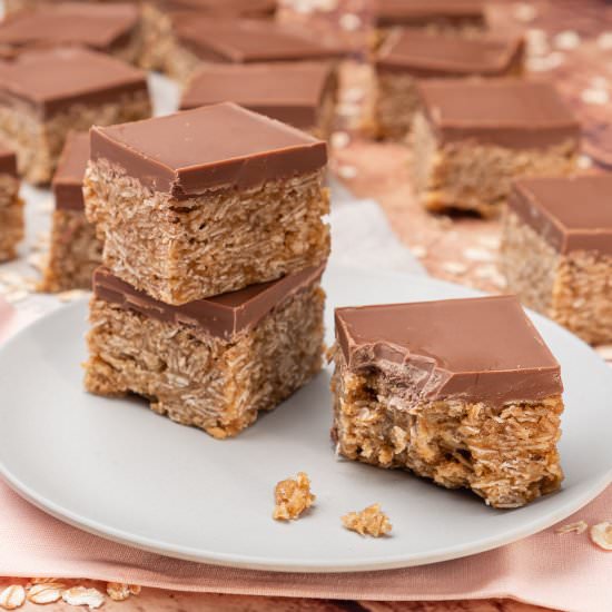 Chocolate Flapjacks - Recipe photo by Flawless Food