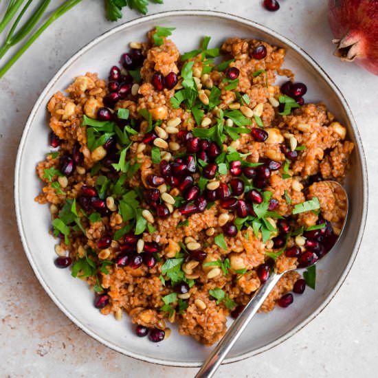 Syrian Bulgur Wheat Salad - Recipe photo by missrachelphipps
