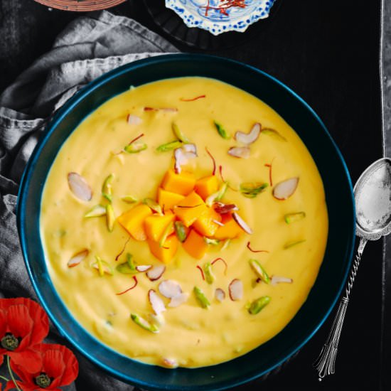 Mango Shrikhand [Amrakhand] - Recipe photo by livingsmartandhealthy