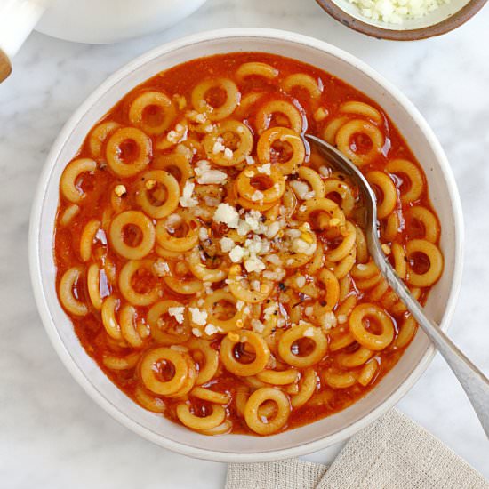 Homemade SpaghettiOs - Recipe photo by twoofakindcooks
