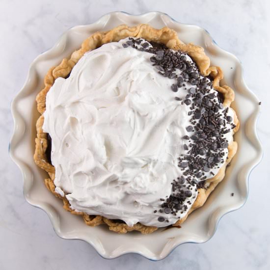 Chocolate Cream Pie - Recipe photo by bunsenburnerbakery