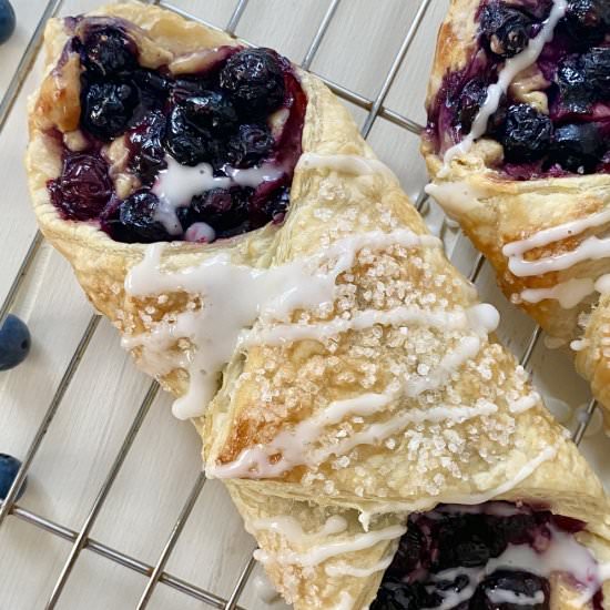 Flaky Blueberry Cheese Danish - Recipe photo by amycaseycooks