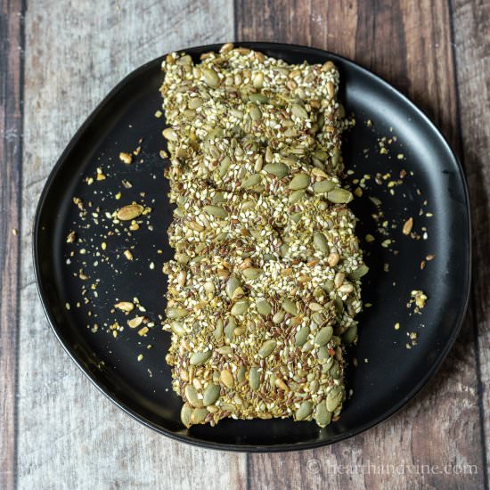 Homemade Seed Crackers - Recipe photo by hearthandvine