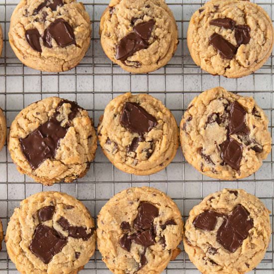 Peanut Butter Chocolate Chip Cookie - Recipe photo by ToSimplyInspire