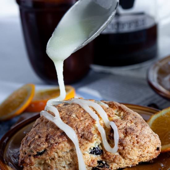 Pioneer Woman Orange Cranberry Scones - Recipe photo by look my recipes