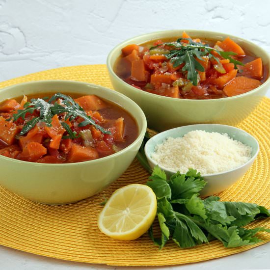 Sweet Potato Soup Recipe - Recipe photo by MoreWithLessToday