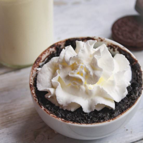 Oreo Mug Cake - Recipe photo by simplyscrumptiouseats