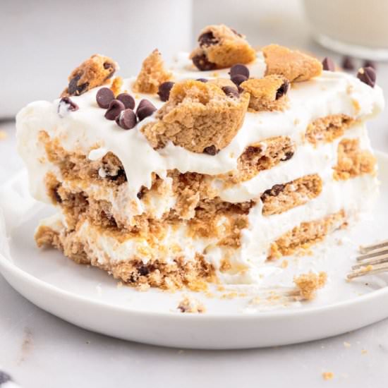 Chocolate Chip Cookie Icebox Cake - Recipe photo by amandascookin