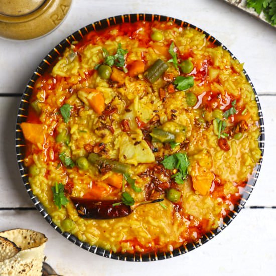 Masala Khichdi - Recipe photo by Funfoodandfrolic